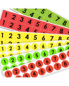 Arrow Numbers - x 96 labels in your required numbering