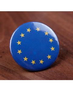 EU Flag Round Badge