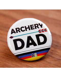 "Archery Dad" Round Badge